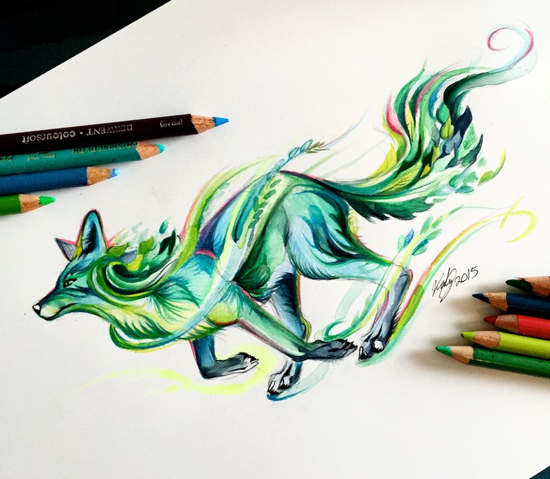 Colored Pencil drawing Art 20