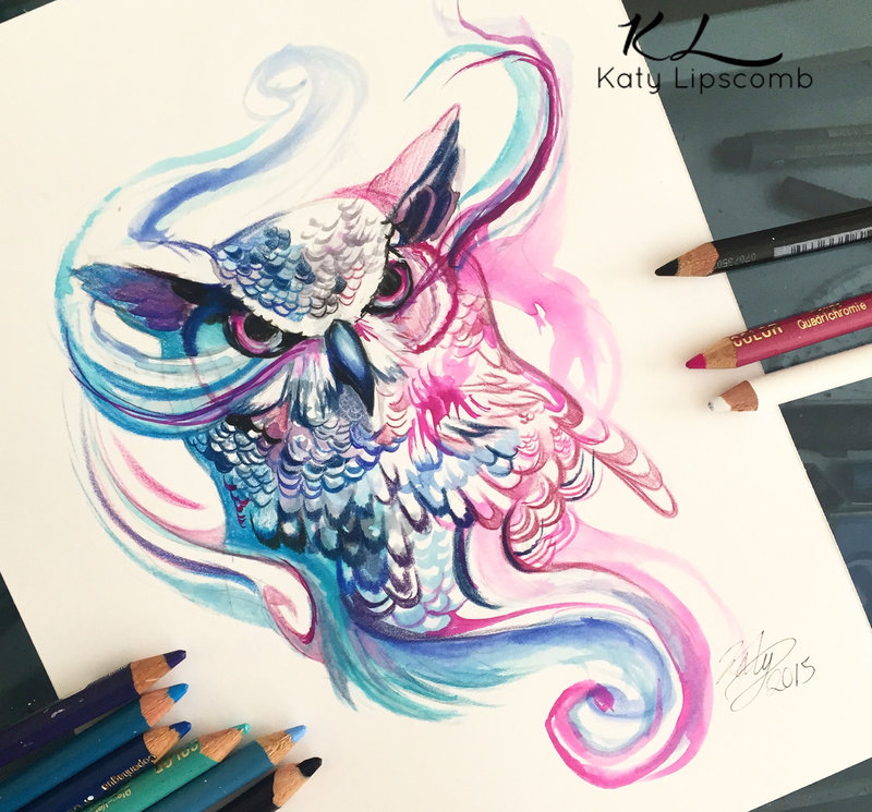 Colored Pencil drawing Art By Katy Lipscomb | 99inspiration