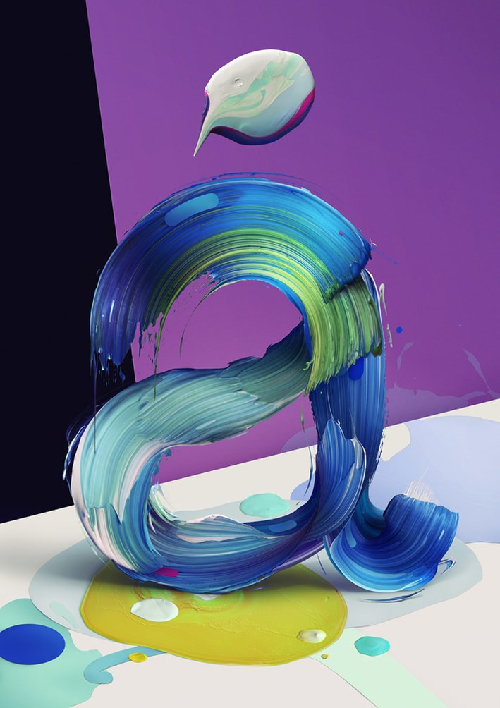 Painting Typography Design 2