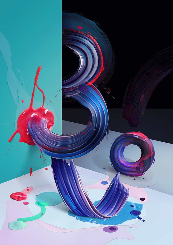 Painting Typography Design 4