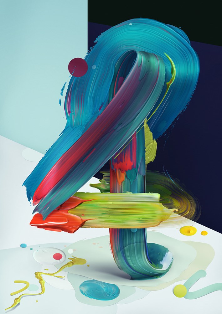 Painting Typography Design 5