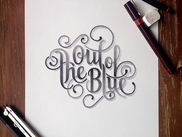 Amazing Stippling Art Typography designs