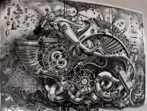 Incredible Surreal Mural Drawings 2