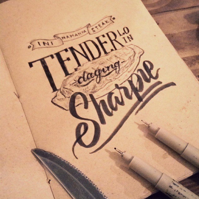 Creative hand lettering style  - Dimaz Fakhruddin