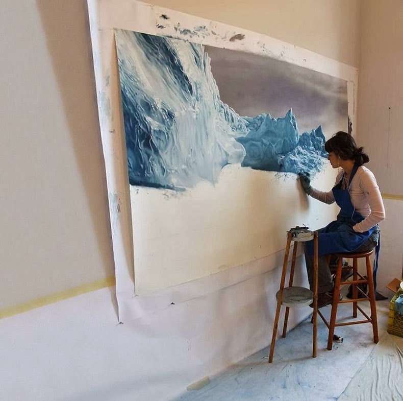 Incredible Realistic Finger Paintings by zaria forman