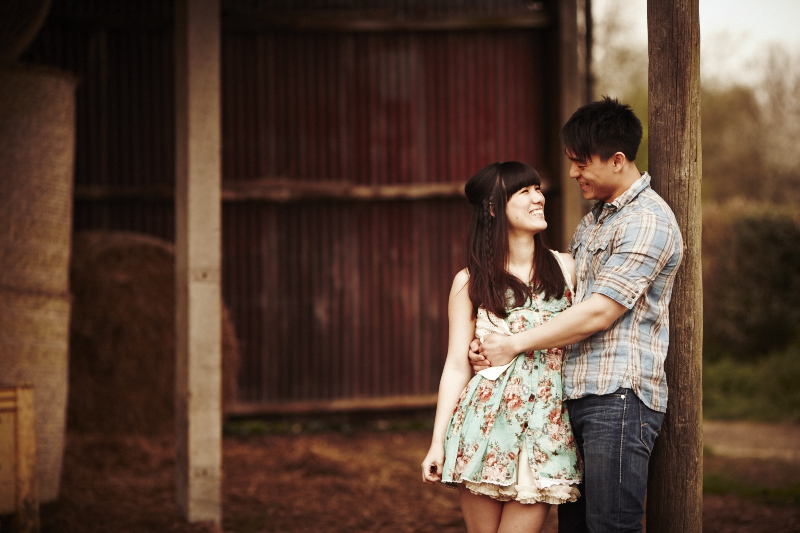 Young Couple Poses Some Engagement Photos Stock Photo 62390332 |  Shutterstock