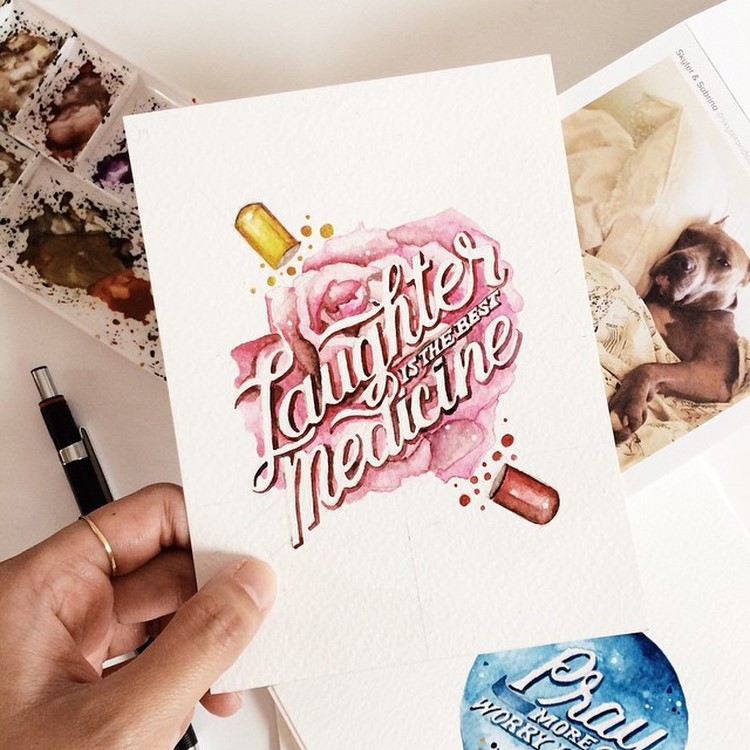 Beauty Watercolor Lettering Quotes by june Digan 02