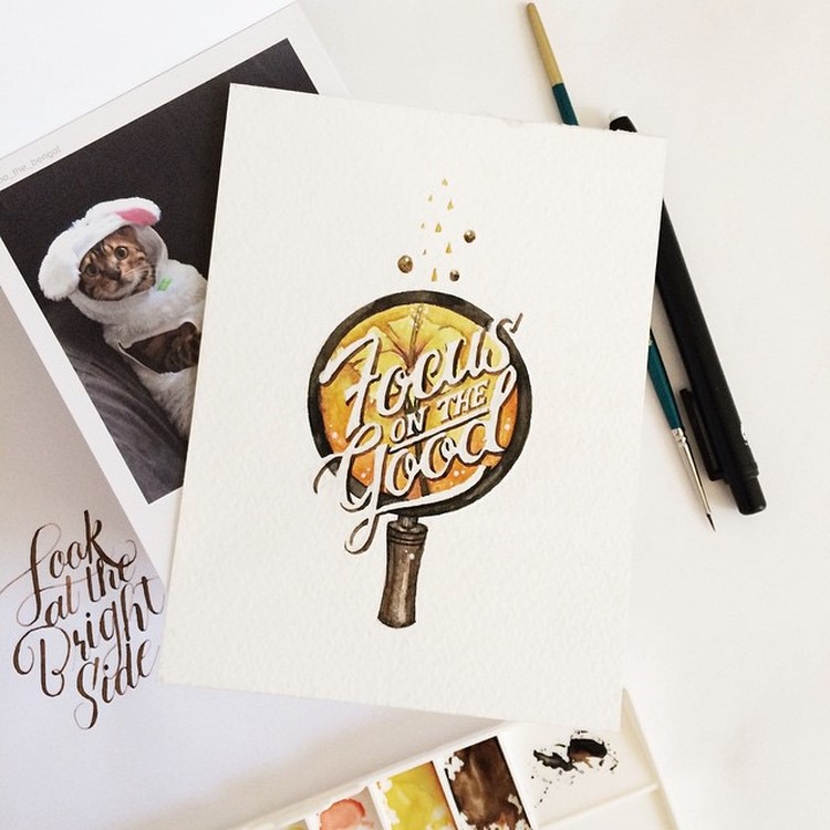 Creative Watercolor-Lettering-Quotes by june Digan