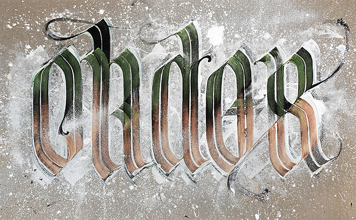 Wonderful Calligraphy Design by neils shoe meulman