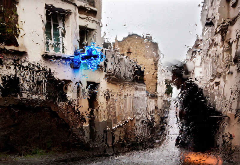 Beautiful Paris Photo in The Rain by Christophe Jacrot