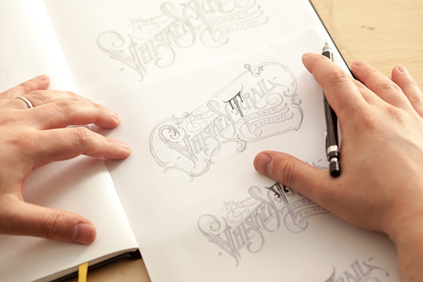 Excellent Lettering font design 01