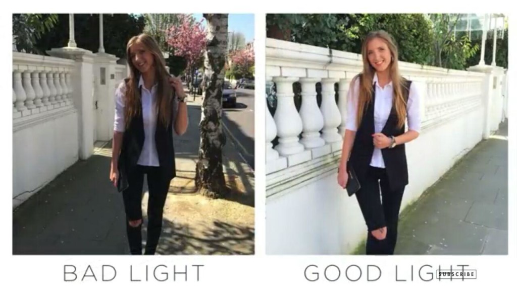 capture your selfies in good lighting