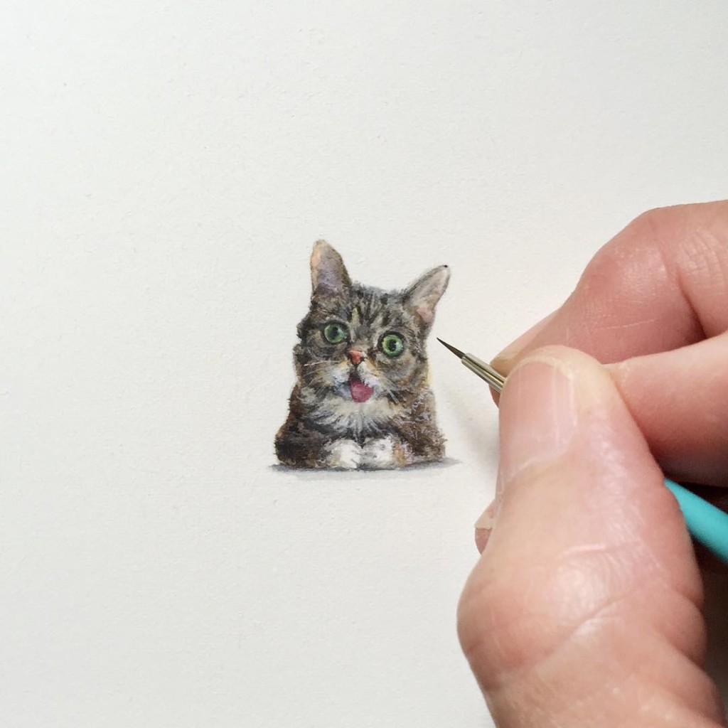 Incredible Tiny Paintings By Karen Libecap 99inspiration