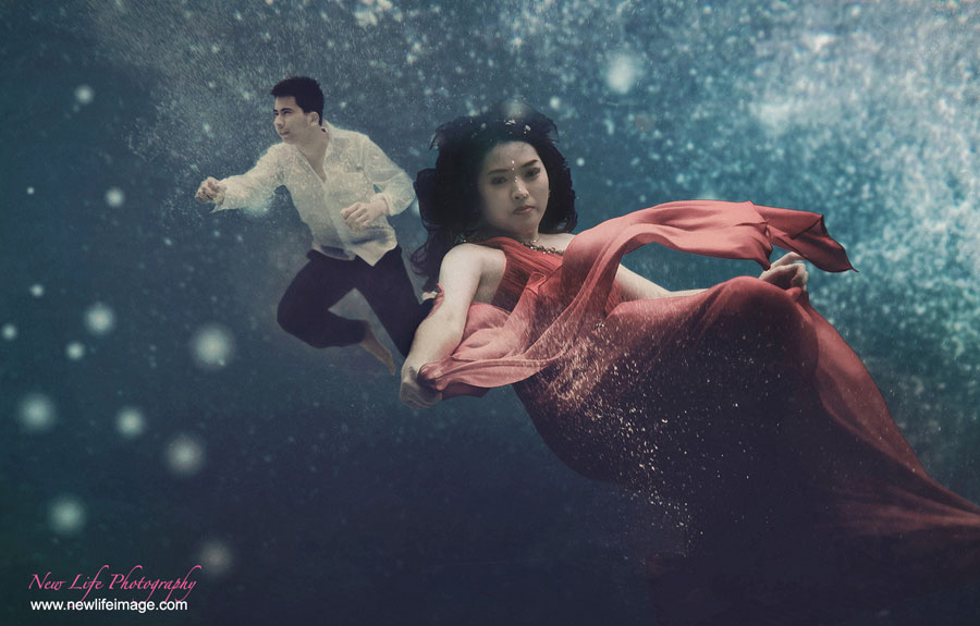 Pre wedding Poses Ideas in Underwater