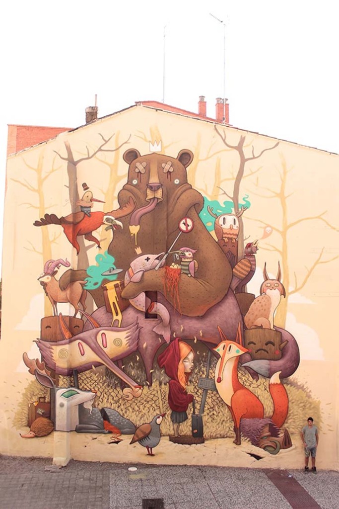 Creative Street Art and Graffiti Designs Tribute-to-the-iberian-wildlife