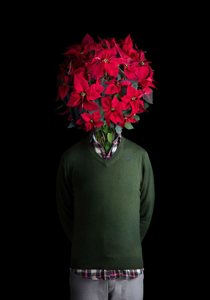 Flower Dressed in Contemporary Outfits by Miguel Vallinas 04