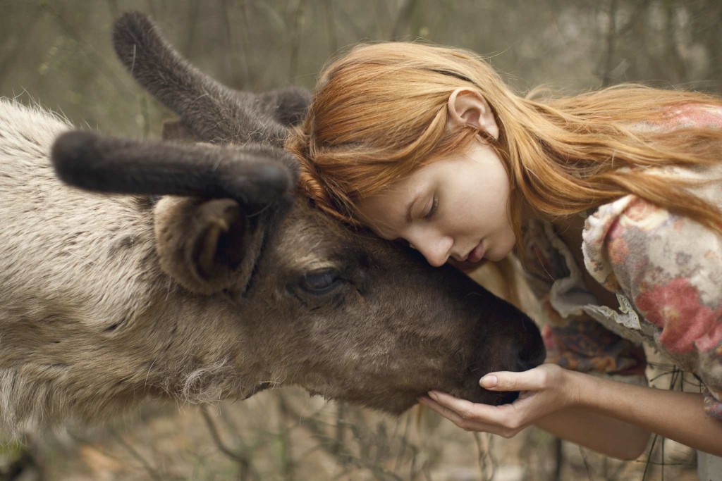 Human and Real Animals Photography by Katerina Plotnikova