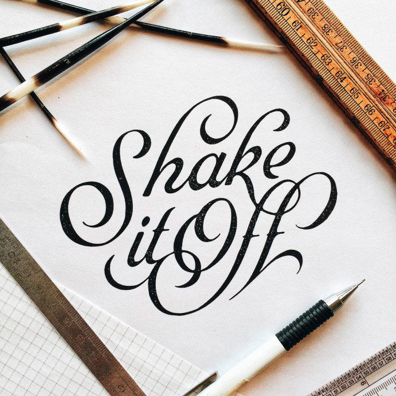 Beautiful Lettering Artworks by Marco van Luijn