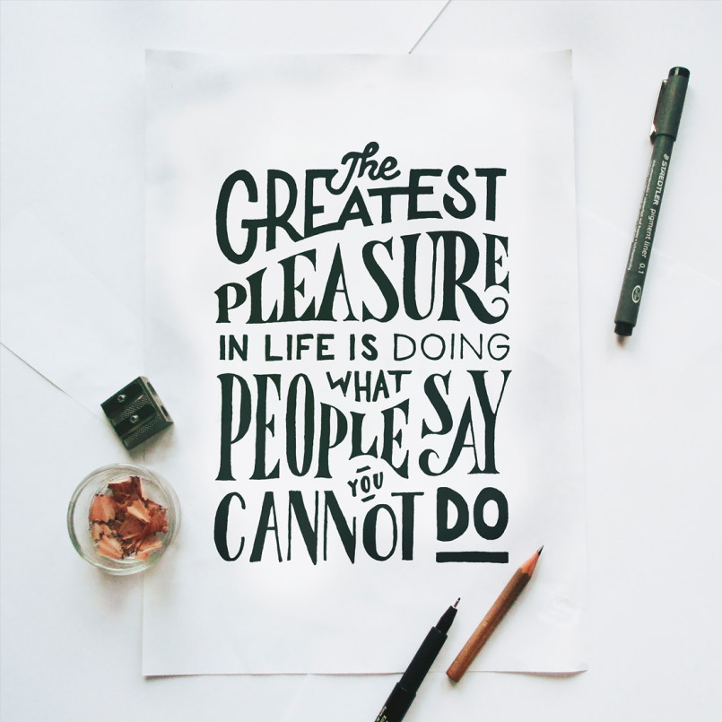 Stunnign Hand Lettering Artworks by Marco van Luijn 03