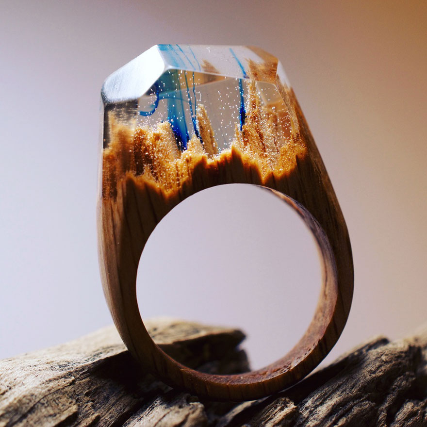 Creative Concept of Wooden Rings 99