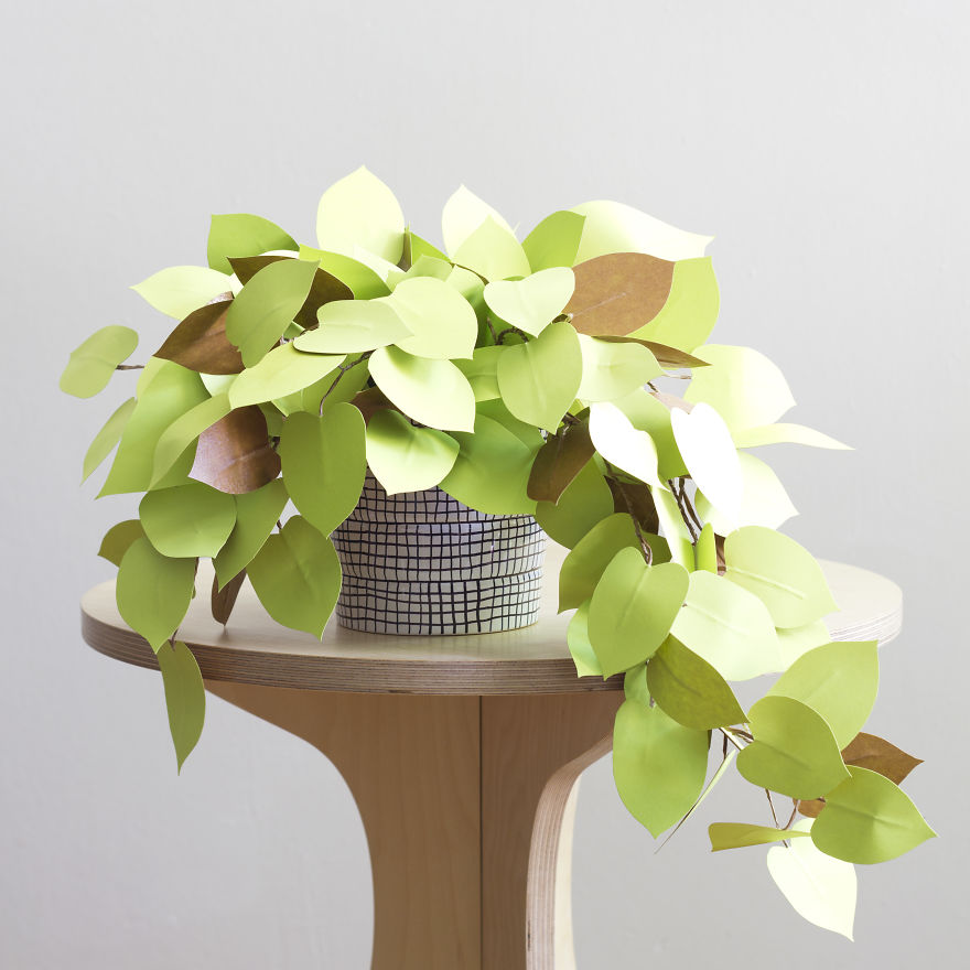 Make Beautiful Plants from paper 99