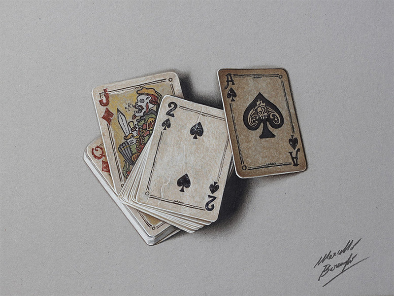 Photorealistic Color Pencil Drawings of Everyday Objects by Marcello