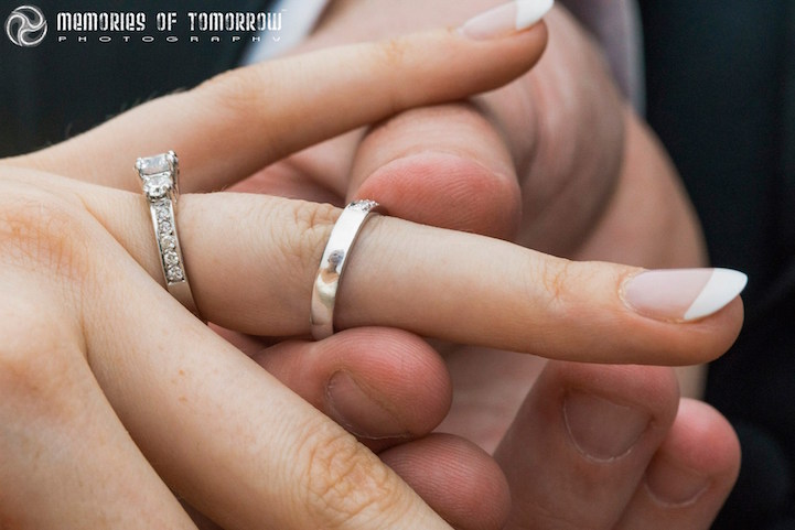 Wedding Photography With Reflected On Rings 11