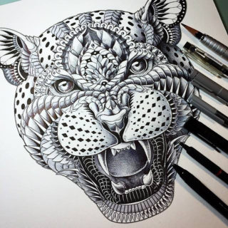 Stunning Black and white Animal Illustrations by Ben Kwok | 99inspiration