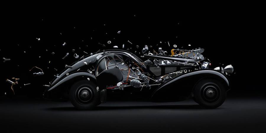 Disintegrating Mind blowing Cars Photography 33