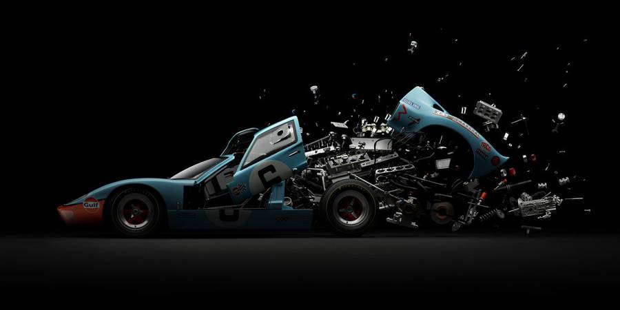 Disintegrating Stunning Cars Photography