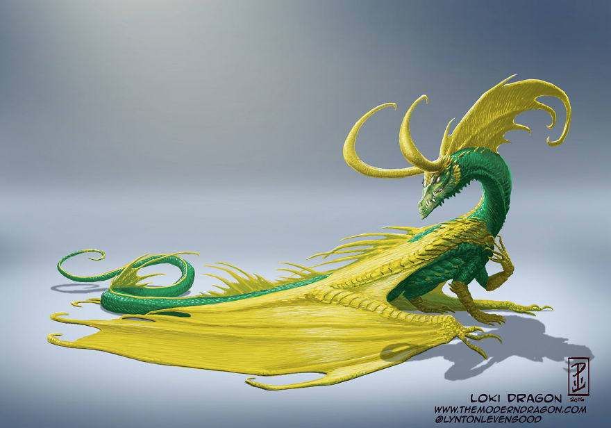 Mind blowing Redesign Marvel Comics Characters As Dragons 99