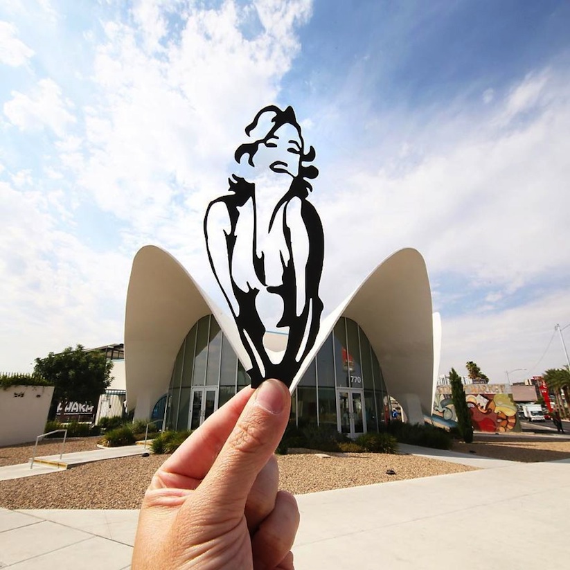 Rich McCor Transforms Iconic Landmarks With Just a Few Paper Props 9