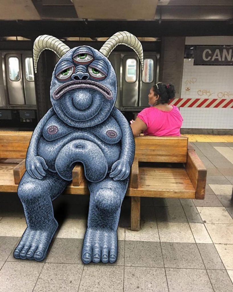 cute-monsters-doodles-in-new-york-subway