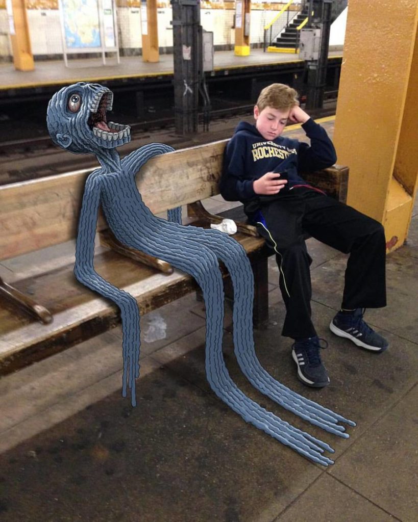 funny-monsters-doodles-in-new-york-subway-99