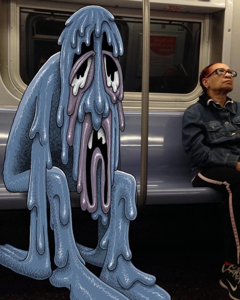 monsters-doodles-in-new-york-subway-by-ben-rubin