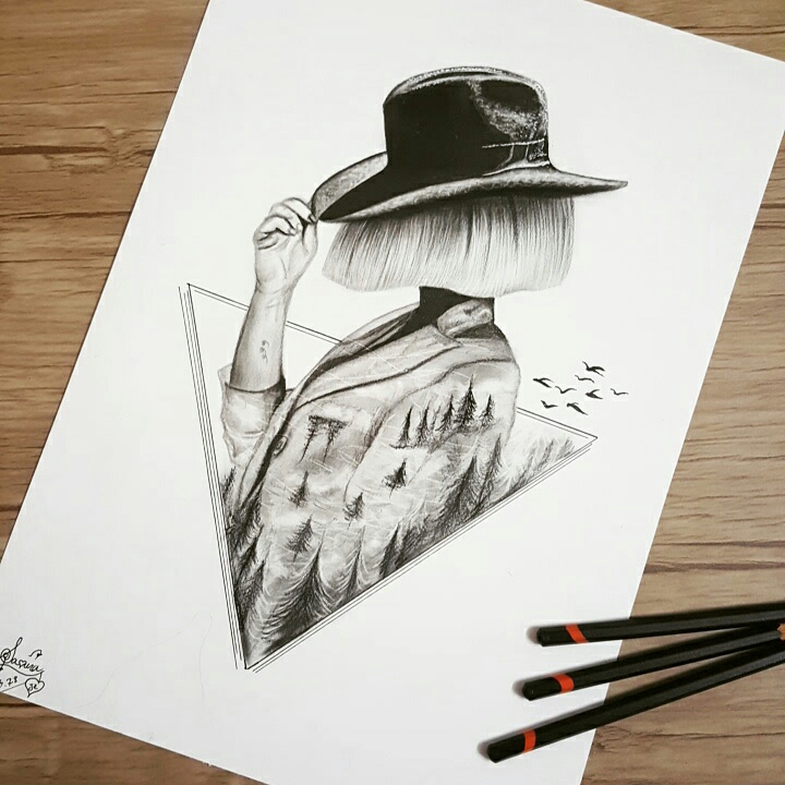 pencil sketch drawing unique ideas