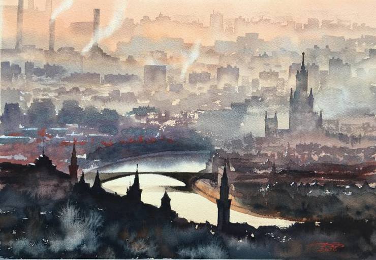 european-cityscape-watercolor-painting-by-igor-dubovoy-99